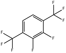 2,3-ジフルオロ-1,4-ビス-(トリフルオロメチル)ベンゼン 化学構造式