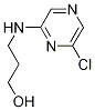 3-[(6-Chloro-2-pyrazinyl)amino]-1-propanol Struktur
