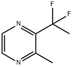 2-(1,1-Difluoroethyl)-3-methylpyrazine Structure