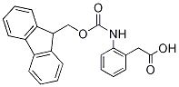 Fmoc-(2-aminophenyl)acetic acid Struktur