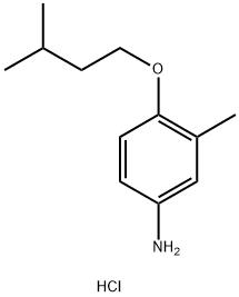 4-(Isopentyloxy)-3-methylaniline hydrochloride Structure