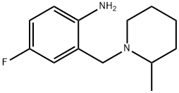 4-Fluoro-2-[(2-methyl-1-piperidinyl)methyl]aniline|