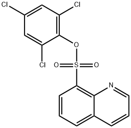 2,4,6-三氯苯基喹啉-8-磺酸酯, 1171919-22-4, 结构式