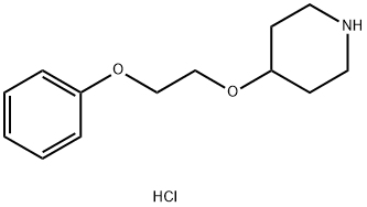 4-(2-苯氧基乙氧基)哌啶盐酸盐,1219980-01-4,结构式