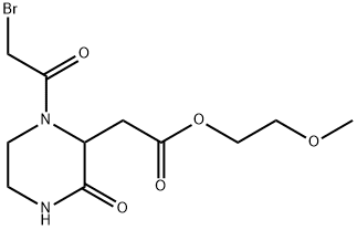 1219303-05-5 2-Methoxyethyl 2-[1-(2-bromoacetyl)-3-oxo-2-piperazinyl]acetate