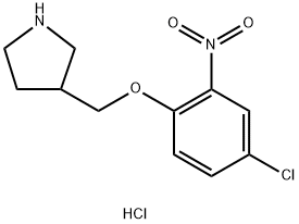 3-[(4-Chloro-2-nitrophenoxy)methyl]pyrrolidinehydrochloride|