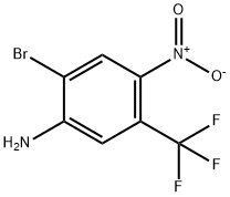 2-溴-4-硝基-5-(三氟甲基)苯胺, 1190198-31-2, 结构式