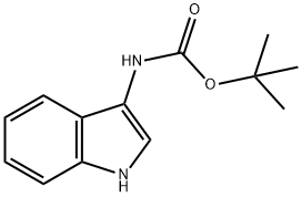 carbamic acid, 1H-indol-3-yl-, 1,1-dimethylethyl ester Struktur