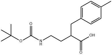 4-[(tert-Butoxycarbonyl)amino]-2-(4-methylbenzyl)-butanoic acid Struktur
