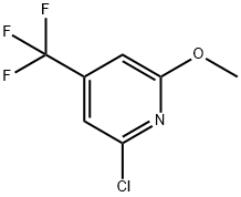 2-氯-6-甲氧基-4-(三氟甲基)吡啶, 1160994-99-9, 结构式