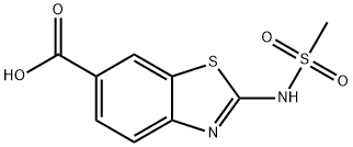 2-[(Methylsulfonyl)amino]-1,3-benzothiazole-6-carboxylic acid Structure