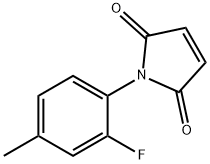 1-(2-氟-4-甲基苯基)-1H-吡咯-2,5-二酮, 1030420-86-0, 结构式