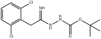 1053656-02-2 N'-[1-Amino-2-(2,6-dichlorophenyl)ethylidene]-hydrazinecarboxylic acid tert-butyl ester