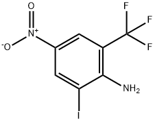 2-Iodo-4-nitro-6-(trifluoromethyl)aniline,400-69-1,结构式