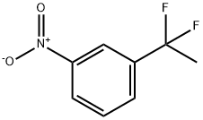 1-(1,1-Difluoroethyl)-3-nitrobenzene Struktur
