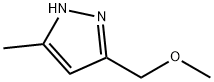 3-(甲氧基甲基)-5-甲基-1H-吡唑,37599-51-2,结构式