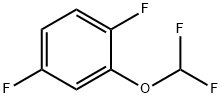 2-(Difluoromethoxy)-1,4-difluoro-benzene Struktur