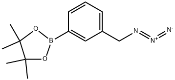 2-(3-(Azidomethyl)phenyl)-4,4,5,5-tetramethyl-1,3,2-dioxaborolane Structure