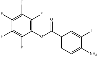PENTAFLUOROPHENYL4-AMINO-3-IODOBENZOATE Struktur