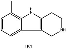6-METHYL-2,3,4,5-TETRAHYDRO-1H-PYRIDO[4,3-B]INDOLE HYDROCHLORIDE Structure