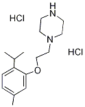 1-[2-(2-ISOPROPYL-5-METHYL-PHENOXY)-ETHYL]-PIPERAZINE DIHYDROCHLORIDE Structure