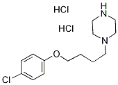 1-[4-(4-CHLORO-PHENOXY)-BUTYL]-PIPERAZINEDIHYDROCHLORIDE Structure