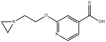 2-(2-aziridin-1-ylethoxy)isonicotinic acid Structure