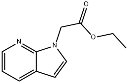2-(1H-ピロロ[2,3-B]ピリジン-1-イル)酢酸エチル 化学構造式