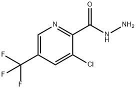 3-chloro-5-(trifluoromethyl)-2-pyridinecarbohydrazide Struktur