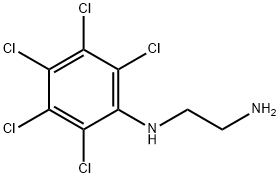N-(2-Aminoethyl)-N-(pentachlorophenyl)amine Struktur