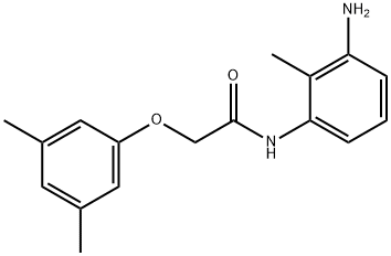 N-(3-Amino-2-methylphenyl)-2-(3,5-dimethylphenoxy)acetamide Structure