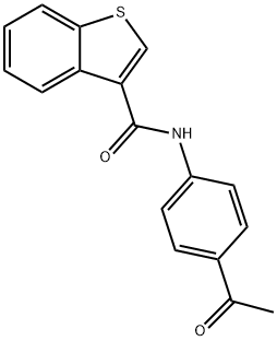 N-(4-Acetylphenyl)-1-benzothiophene-3-carboxamide|N-(4-乙酰苯基)-1-苯并噻吩-3-甲酰胺