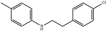 N-(4-Chlorophenethyl)-4-methylaniline Struktur