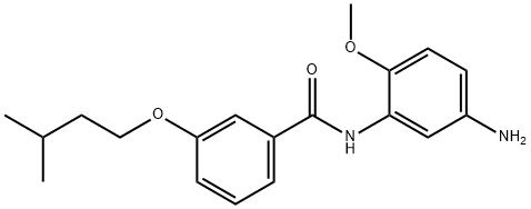 1020056-08-9 N-(5-AMINO-2-METHOXYPHENYL)-3-(ISOPENTYLOXY)-BENZAMIDE