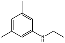 N-エチル-3,5-ジメチルアニリン 化学構造式