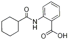 2-[(cyclohexylcarbonyl)amino]benzoic acid Structure