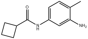 N-(3-amino-4-methylphenyl)cyclobutanecarboxamide,1016506-34-5,结构式