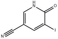 6-hydroxy-5-iodonicotinonitrile Struktur