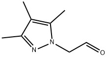 (3,4,5-trimethyl-1H-pyrazol-1-yl)acetaldehyde Structure