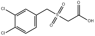 [(3,4-dichlorobenzyl)sulfonyl]acetic acid Structure