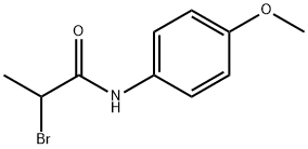 2-bromo-N-(4-methoxyphenyl)propanamide Structure