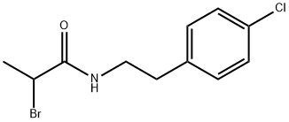 2-bromo-N-[2-(4-chlorophenyl)ethyl]propanamide Structure