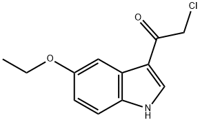 2-chloro-1-(5-ethoxy-1H-indol-3-yl)ethanone Structure