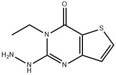 3-乙基-2-肼基噻吩并[3,2-D]嘧啶-4(3H)-酮 结构式