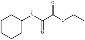 (シクロヘキシルアミノ)(オキソ)酢酸エチル 化学構造式