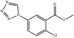 methyl 2-chloro-5-(1H-tetrazol-1-yl)benzoate Structure