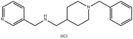 N-[(1-benzylpiperidin-4-yl)methyl]-N-(pyridin-3-ylmethyl)amine trihydrochloride Structure