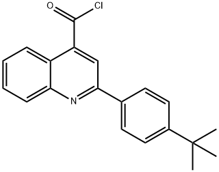 2-(4-tert-butylphenyl)quinoline-4-carbonyl chloride Structure