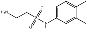 2-Amino-ethanesulfonic acid(3,4-dimethyl-phenyl)-amide Structure