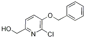 [5-(Benzyloxy)-6-chloro-2-pyridinyl]methanol Structure